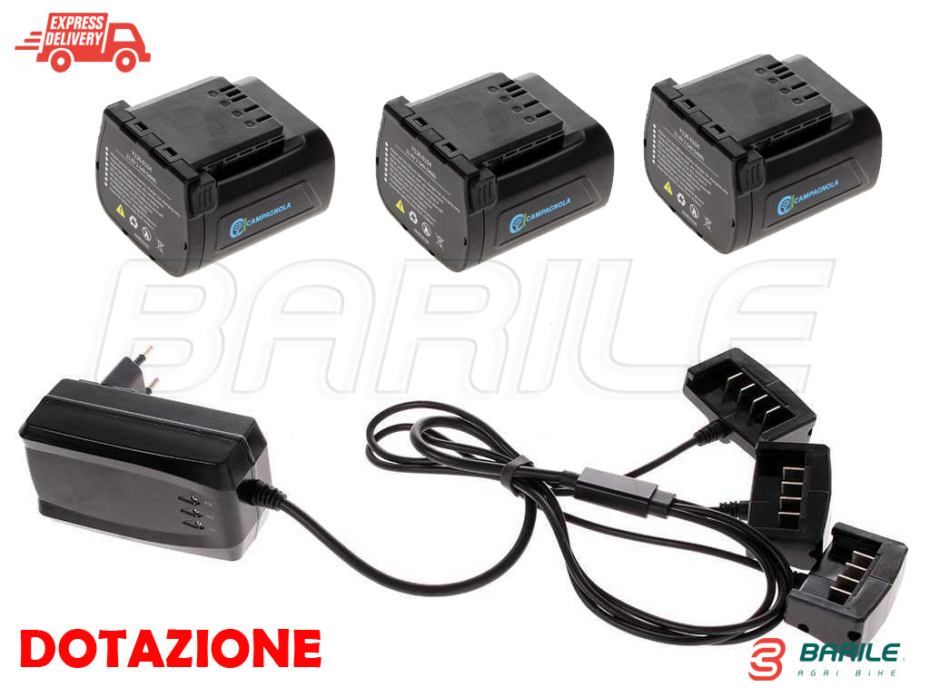 Forbice Elettrica CAMPAGNOLA STARK XL - Senza Filo - 3 Batterie - Taglio 38 mm