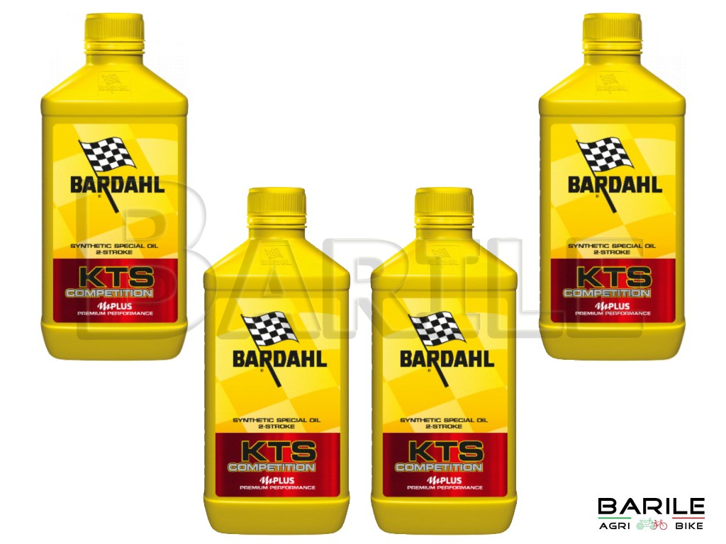 4 LT Olio / Lubrificante Miscela 2T BARDAHL KTS 100% Sintetico Scooter - Vespa