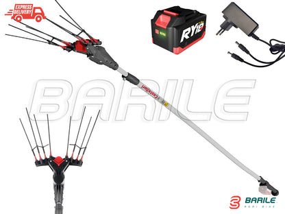 Abbacchiatore Olive Elettrico CASTELLARI VERTIGO L 18V (2,3 - 3,30 mt)  7,8 AH