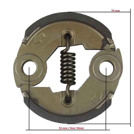 Frizione Centrifuga Completa Decespugliatore EXCEL - JET SKY - DFS - GEOTECH - KASEI - OXFORD - VIGOR