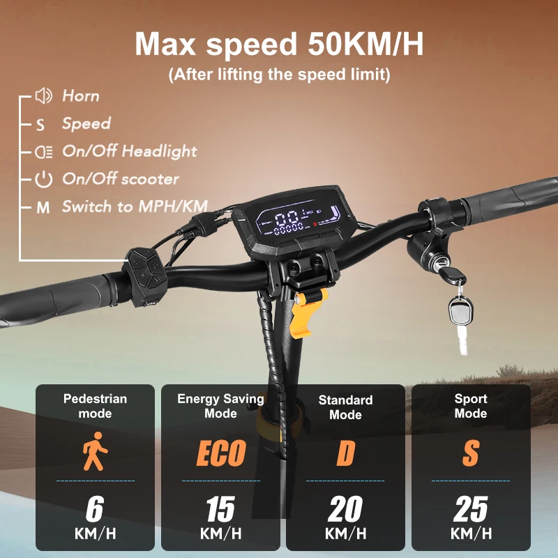 Monopattino elettrico KEPOW D3 - K3 con motore da 800 Watt