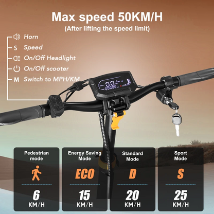 Monopattino elettrico KEPOW D3 - K3 con motore da 800 Watt