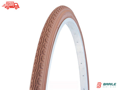 Copertone / Pneumatico 26 x 1 - 3 / 8 ( 37 - 590 ) Marrone Bici City - Olanda