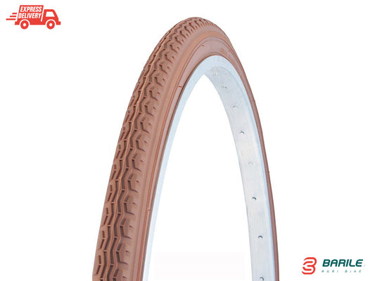 Copertone / Pneumatico 26 x 1 - 3 / 8 ( 37 - 590 ) Marrone Bici City - Olanda