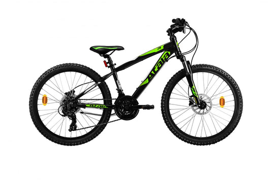 Bici ATALA RACE PRO 24 "  HD   Cambio 21V Nero - Ammortizzata Freno a Disco