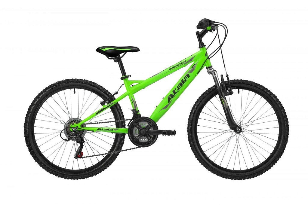 Bici ATALA INVADER 24 "   Bimbo - Ragazzo  Cambio 6V Verde - Ammortizzata