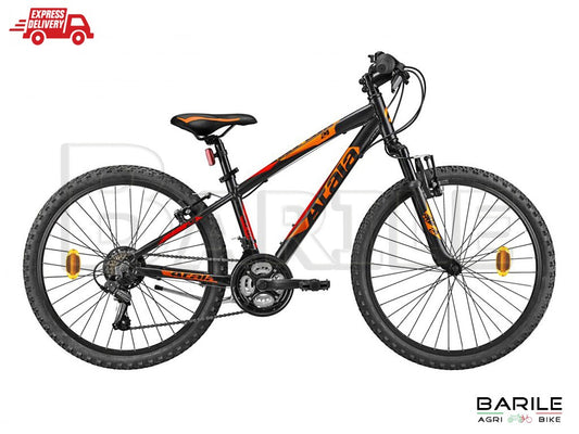 Bici ATALA RACE COMP BOY 24 "   Bimbo - Ragazzo  Cambio 18V Nero - Arancione