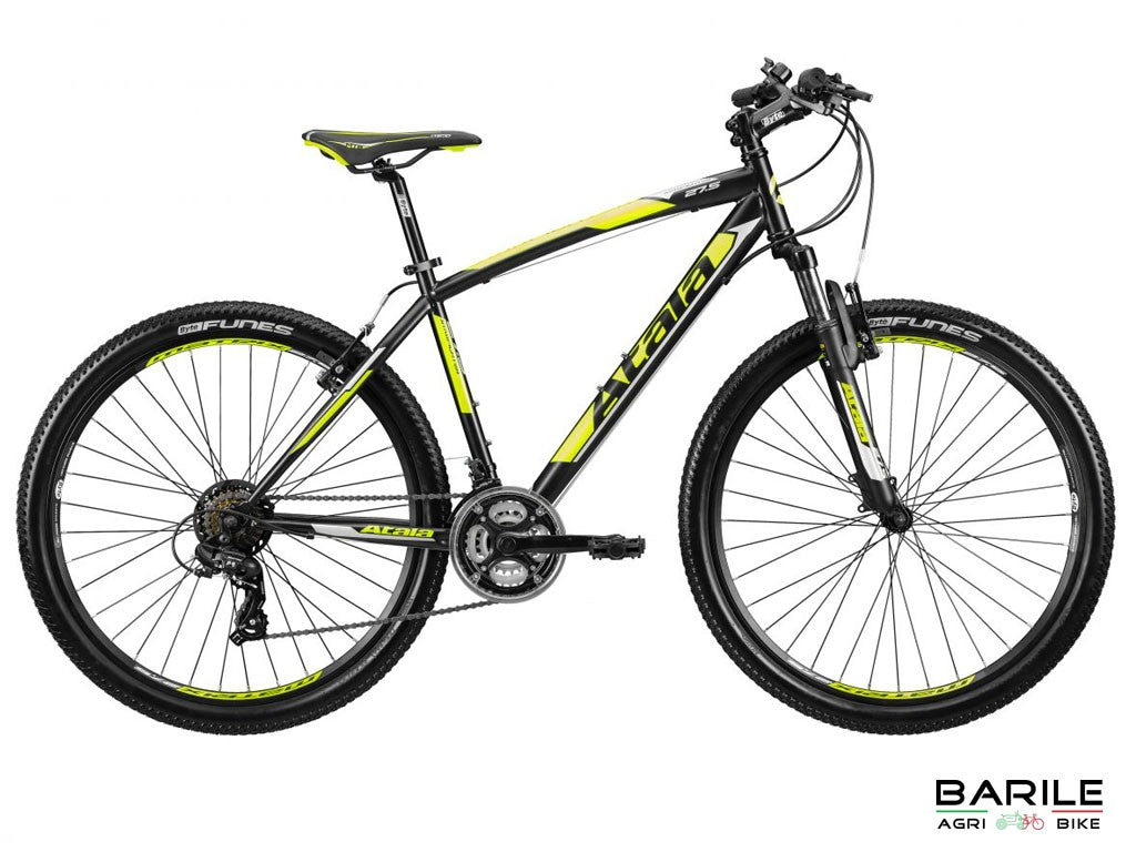 Bici ATALA STARFIGHTER 27,5" V-BRAKE MTB Ragazzo 21 Velocità Nero / Giallo TG. M