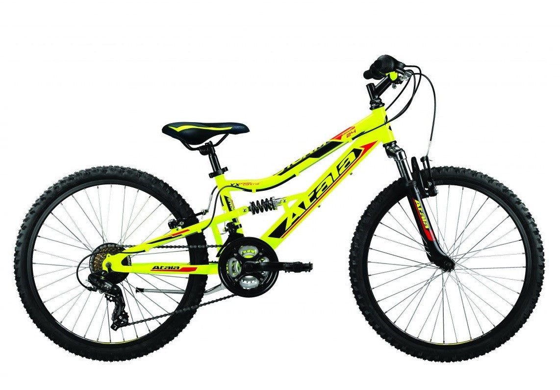 Bici ATALA STORM 24 "   Bimbo - Ragazzo  Cambio 21V Giallo  Bi - Ammortizzata