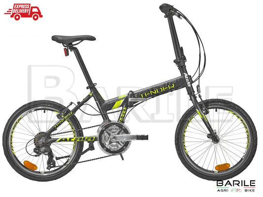 Bici  ATALA TENDER 20 " Pieghevole - Richiudibile Barca - Camper Nero Giallo