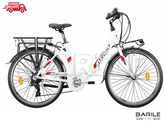 BICI ELETTRICA / ASSISTITA 26" ATALA E - RUN 6.1 LADY  360 BIANCO - ROSSO