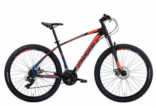 Bici MONTANA ADVERSE 27,5 "  MTB Disco - 21V - Ammortizzata Nero / Arancio TG. M