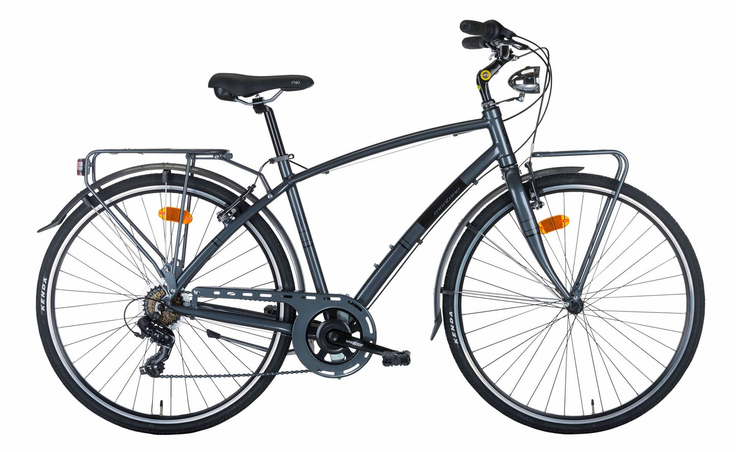 Bici MONTANA LUNAPIENA 28 "  City Bike Alluminio Uomo Grigio Cambio 21V