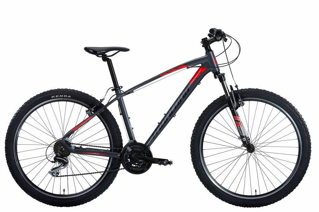 Bici MONTANA URANO 27,5 "  MTB V-Brake - 21V - Ammortizzata Grigio TG. M