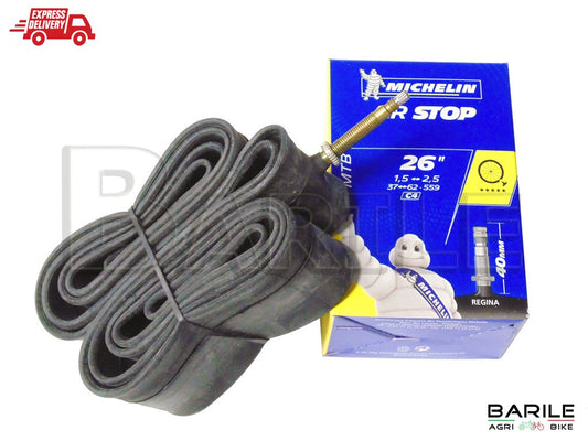 Camera D'aria MICHELIN Bici MTB 26 " x 1.50 / 2.5 Valvola Italia / Regina 40 mm