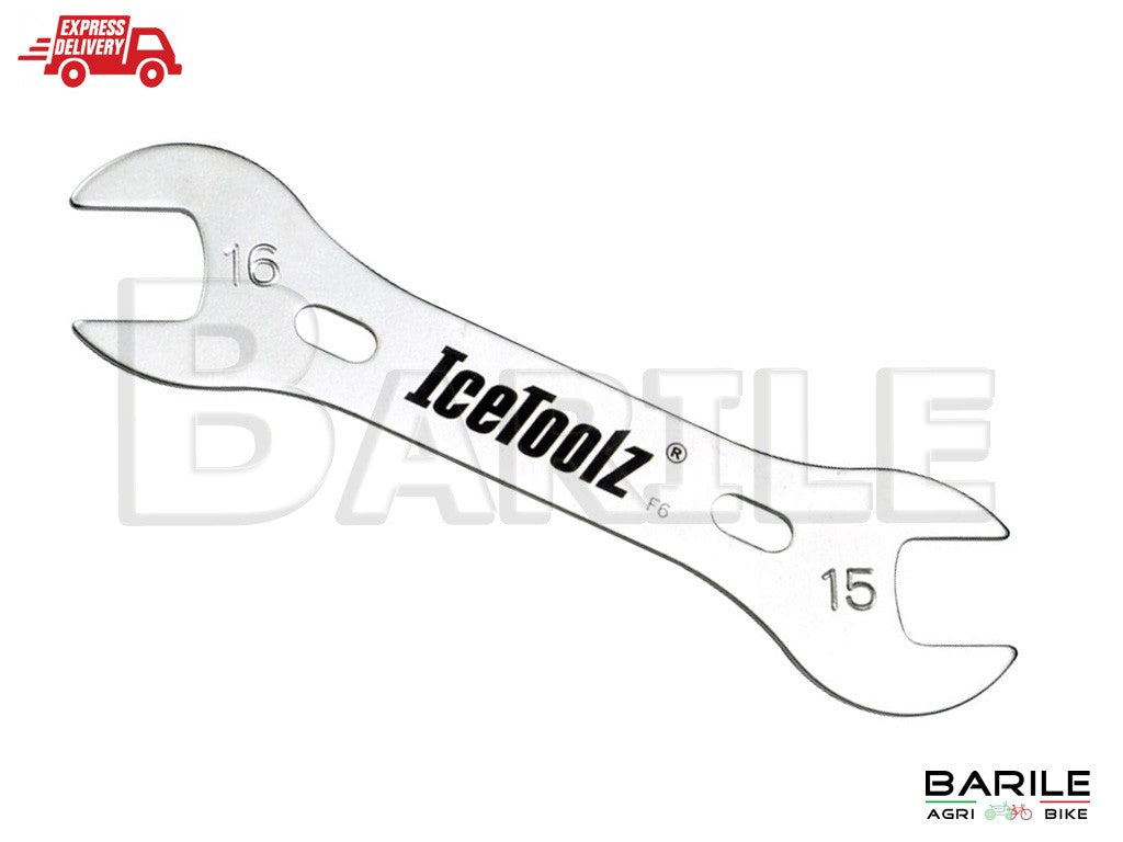 Chiave 15 - 16 Regolazione Coni Mozzo / Asse Ruota / Cerchio Bici MTB - City