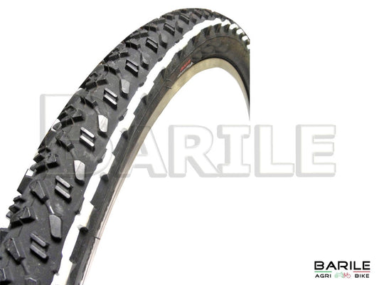 Copertone / Pneumatico 27.5 x 2.10 (52 - 584) BYTE PLOSE Nero / Bianco Bici MTB