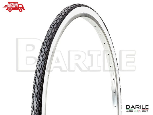 Copertone / Pneumatico Bici  24 x 1 - 3/8 ( 37 - 540 ) Bianco / Nero CHAOYANG