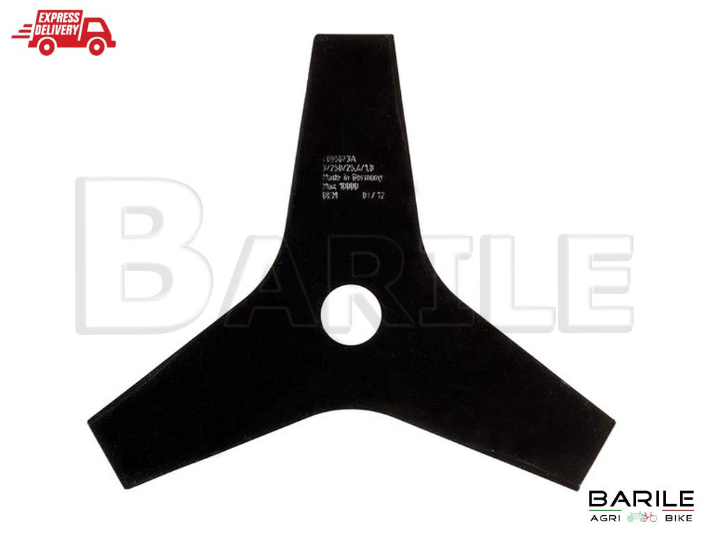 Disco Decespugliatore - Tagliaerba 3 Lati in Acciaio  Ø 23 CM  Rovi - Erba