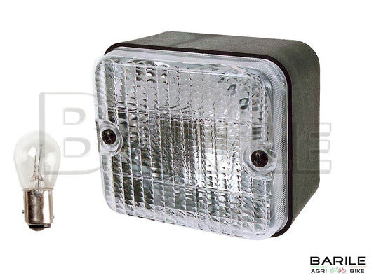 Fanale Retromarcia + Lampadina Carrello - Rimorchio Barca / Moto - Roulotte