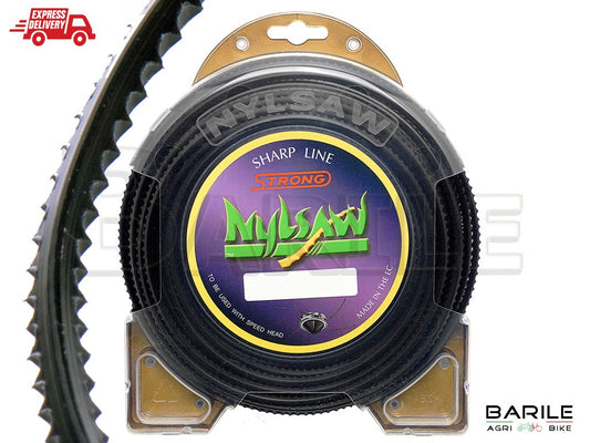 Filo Decespugliatore - Tagliaerba Professionale SEGHETTATO Ø 3,5 mm x 27 Metri