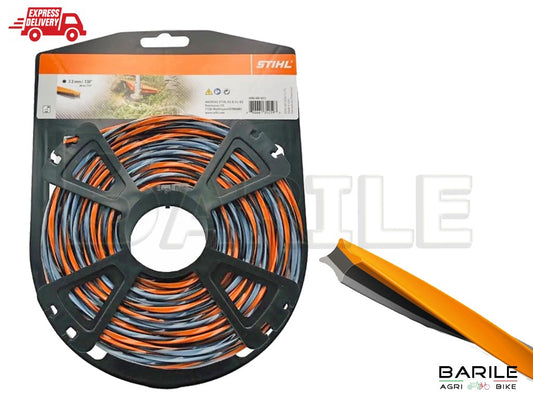Filo STIHL Professionale CROCE Ø 3,3 mm x 34 Metri Decespugliatore - Tagliaerba