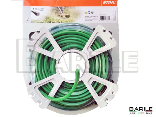 Filo STIHL Professionale QUADRO Ø 4,0 mm x 28 Metri Decespugliatore - Tagliaerba