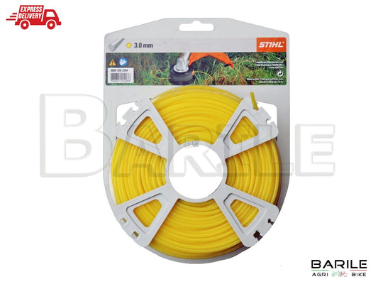 Filo STIHL Professionale TONDO Ø 3,0 mm x 53  Metri Decespugliatore - Tagliaerba
