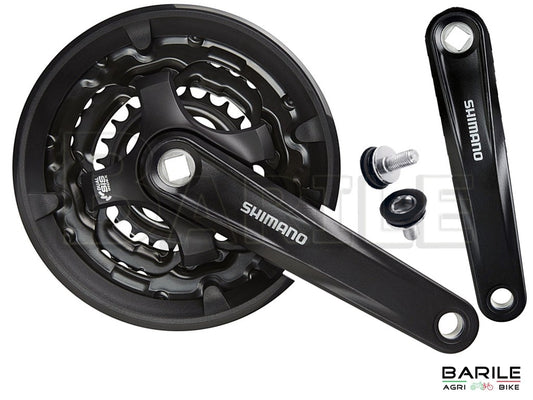 Guarnitura + Braccio Pedivella Attacco Quadro Z 24 - 34 - 42 Bici MTB SHIMANO