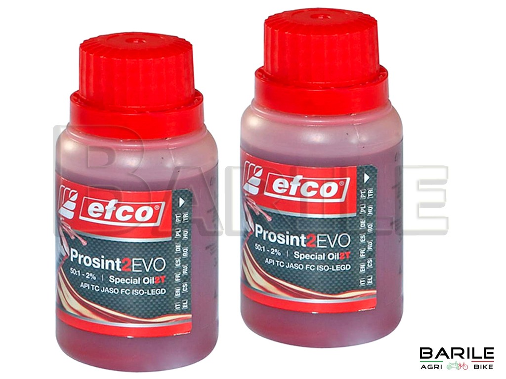 N°2 Flacone Olio EFCO PROSINT 2 EVO Miscela Motore 2 Tempi Sintetico 100 ml