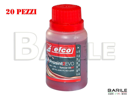 N°20 Flacone Olio EFCO PROSINT 2 EVO Miscela Motore 2 Tempi Sintetico 100 ml