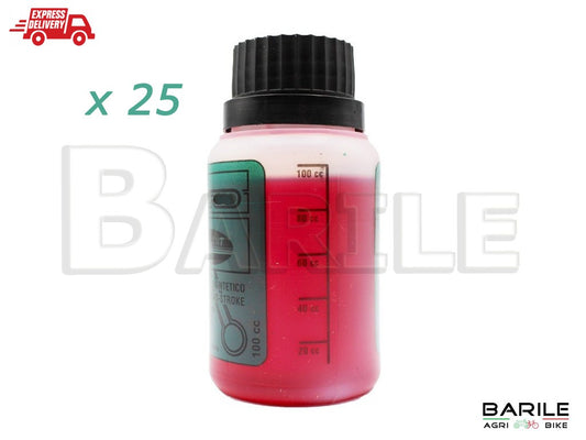 N°25 Tanica Olio Miscela Motore 2 Tempi Semi - Sintetico  100 ML  Graduato