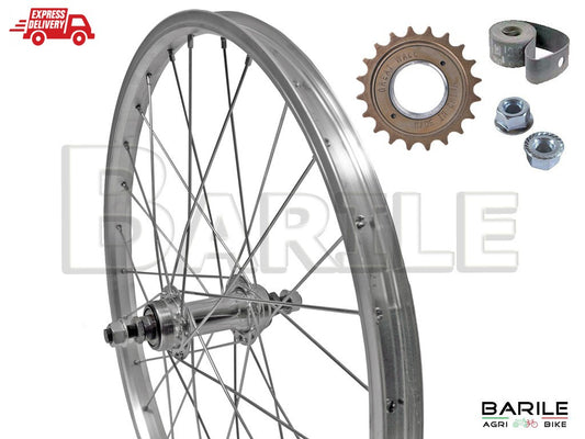 Ruota / Cerchio Posteriore 24 x 1.75 + Pignone 16 Denti Bici Graziella - MTB