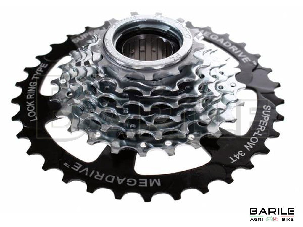Cassette de Pignons A Fil mfm4s 7v Méga Gear 13-34 525260100 SUNRACE P Cassette de Pignons A Fil mfm4s 7v Méga Gear 13-34 525260100 SUNRACE P