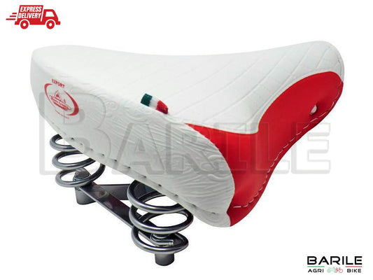 Sella MONTEGRAPPA EXPORT Bici Graziella - Bacchetta - Olanda Bianco / Rosso