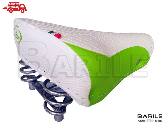 Sella MONTEGRAPPA EXPORT Bici Graziella - Bacchetta - Olanda Bianco / Verde