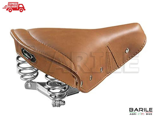 Sella MONTEGRAPPA STORICA Molle Bici Epoca - Vintage - Bacchetta    Marrone